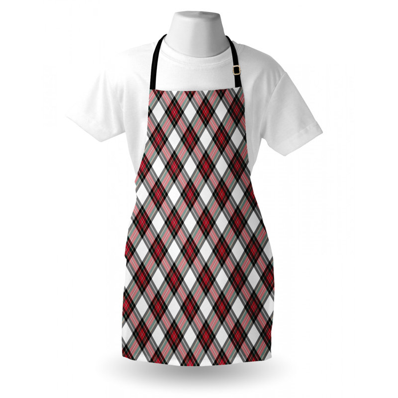 Plaid Bib Apron