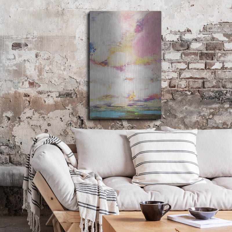  «Long Way 2» par Allan Friedlander, art mural en métal, 24 po x 36 po, H 36 po x l 24 po