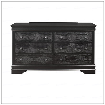 SHAKER CROCODILE METALLIC  DRESSER