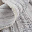 Tapis rayé ivoire / gris clair Alline-268771858