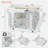 Bickley With Tilt-out Trash Can, Power Outlet, Internal Storage Rack, 3 Drawers And 3 Open Side Racks-1229220425