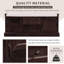 Banc de rangement TREXM avec 2 tiroirs et 2 armoires, couleur espresso-1292986299