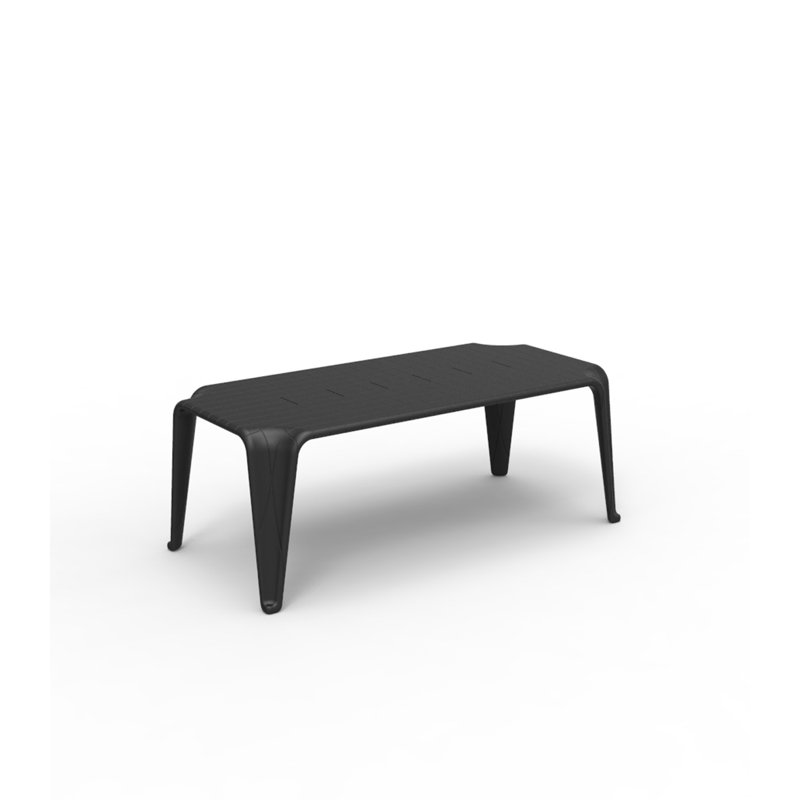 Plastic Side Table, Black
