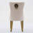 Velvet Upholstered Dining Chair with Golden Wooden Legs-1215305088-1215305093