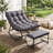 Ergonomic Removable Upholstered Rocking Chair With Upholstered Footstool, Outdoor Lounge Rocking Chair For Patio, Garden Set Of 2-225103436