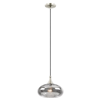 Averly Single Light Glass Dimmable Pendant