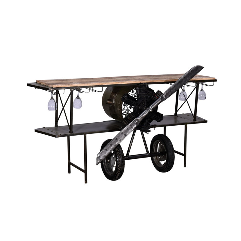 Botalla Metal Bar Cart