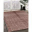Tapis brun à motif géométrique-1183693490
