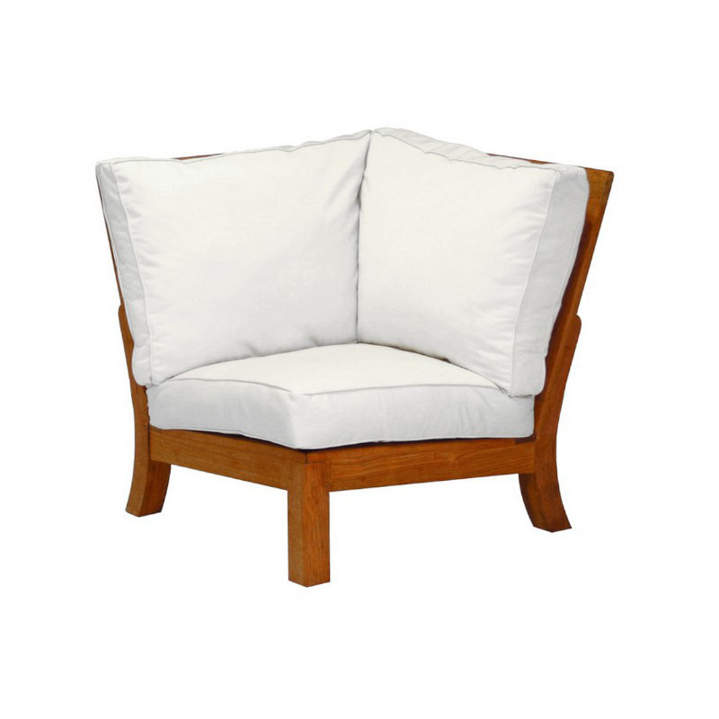 Monterey Outdoor 5 - Piece Teak Conversation Set, Natural