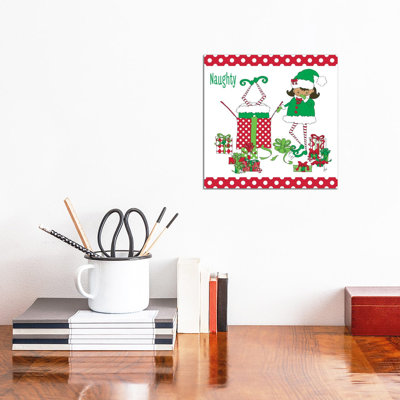Naughty Elves by Andi Metz - Wrapped Canvas Gallery-Wrapped Canvas Giclée