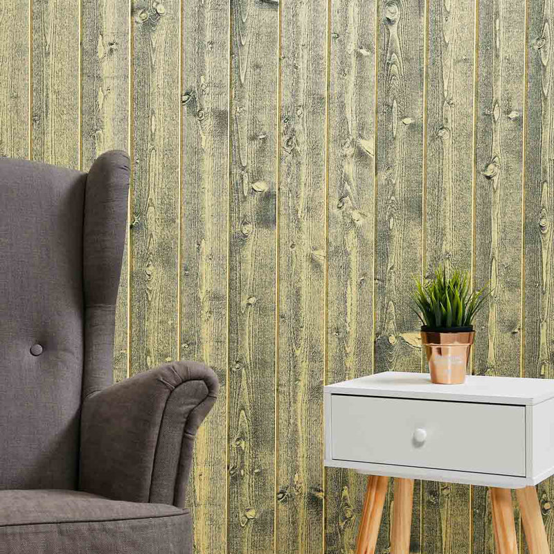 Rustic Internal Cladding For Walls & Ceilings Lemon (L) 2.4M (W) 120Mm (T) 12Mm Pack Of 112 Pieces (14 Bundles)