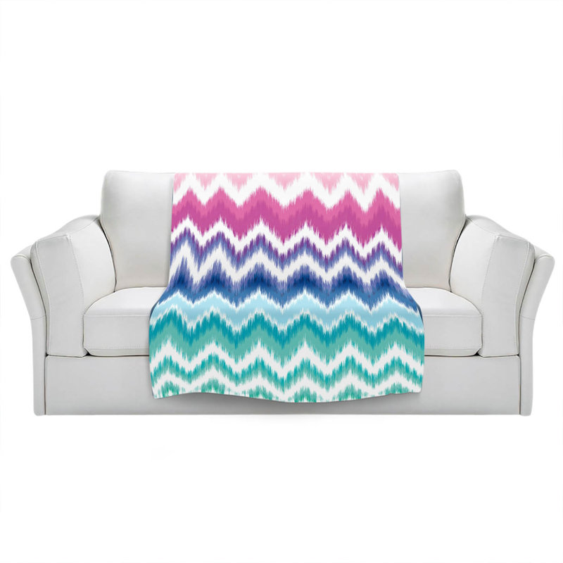 Hand Woven Throw Blanket, 68" W x 80" L