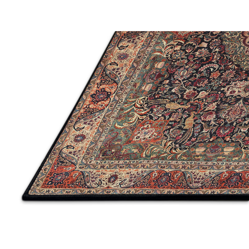 Oriental Indoor Rug, Rectangle 5' x 8'