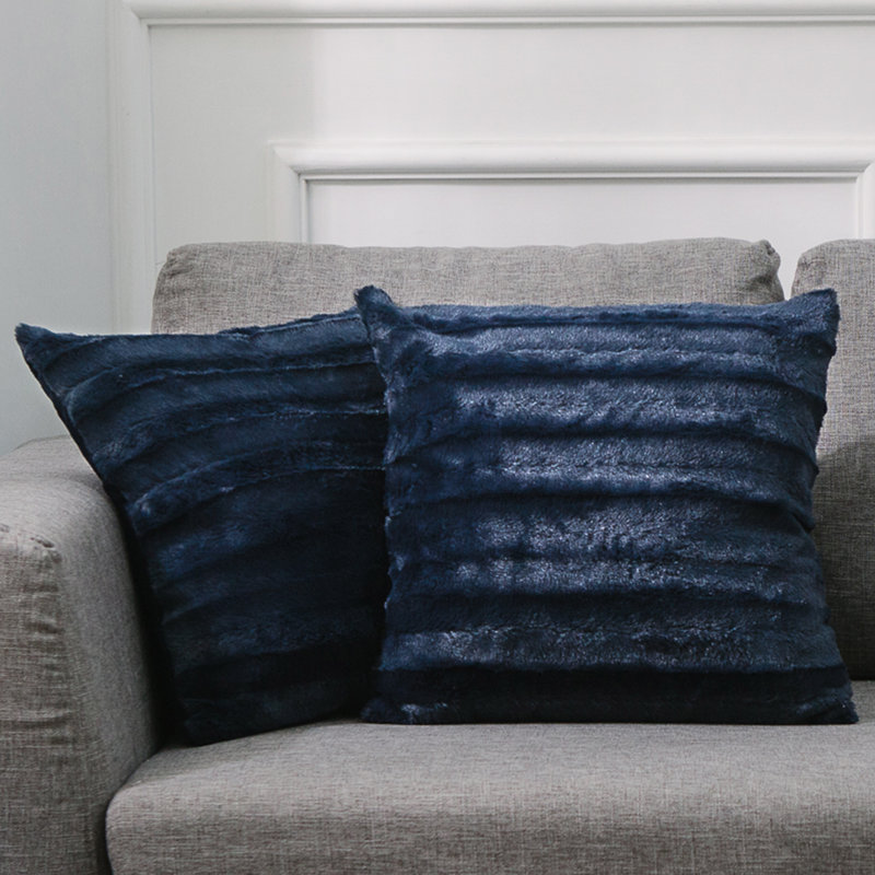FRBIN Square Pillow Cover & Insert, Blue, 26"H x 26"W