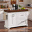 Grand îlot de cuisine avec bureau épais, porte-épices, porte-serviettes, 2 tiroirs et 5 roulettes-1473149118