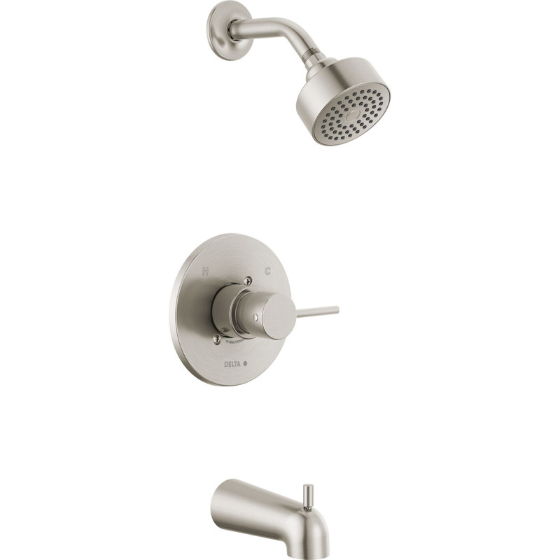 Modern Monitor 14 Series Tub & Shower Trim, Stainless