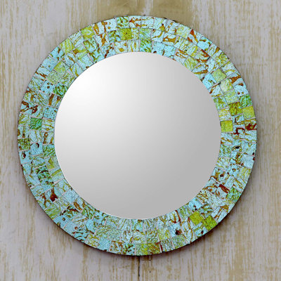Anabia Glass Flat Wall Mirror