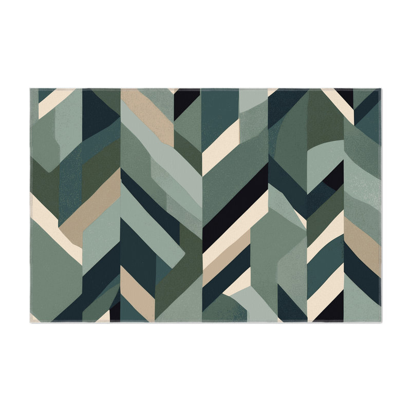Vista Echo Indoor And Outdoor Area Rug, Rectangle 3' x 5'