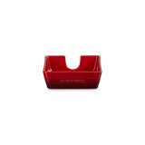 Le Creuset Stoneware Signature Cocktail Napkin Holder 6 In Shallot