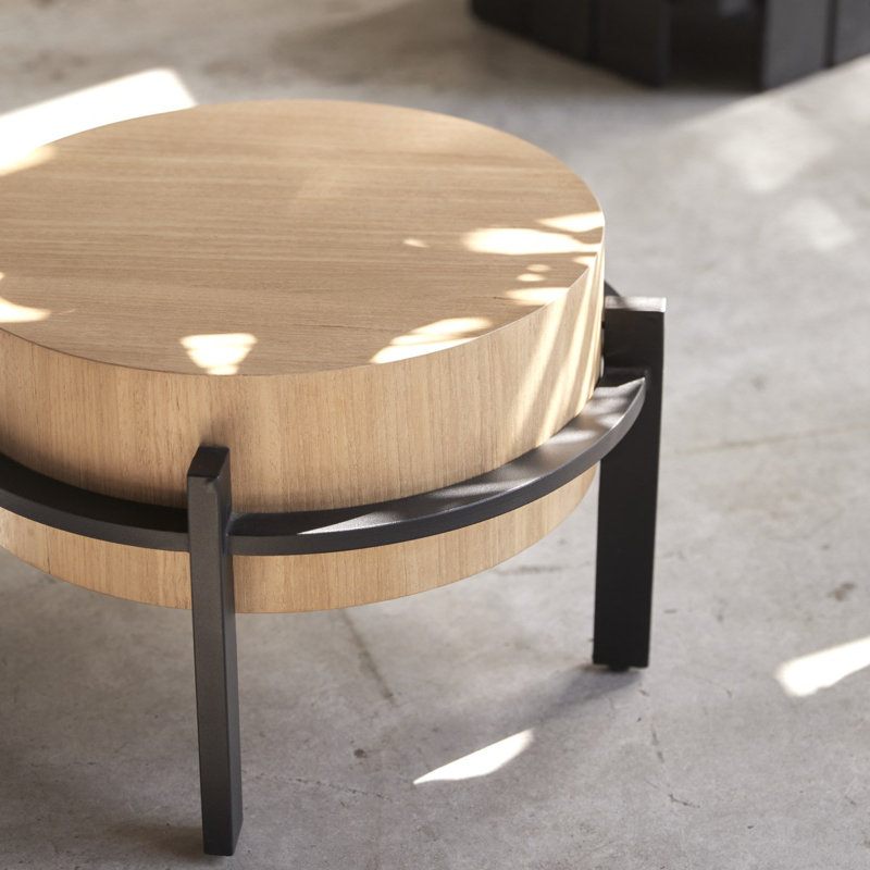 Ava 53cm W Solid Wood Bedside Table