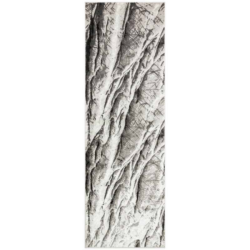 Rosamond Abstract Area Rug, Runner 80 x 240cm