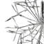 Ornement suspendu 3D en forme de flocon de neige-866841504-876077726