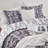 Marilla 2 Piece Purple Floral Comforter Set-110315623-110315622
