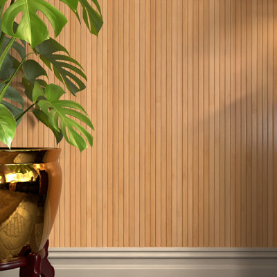 Natural Bamboo  - Made from real bamboo, showcasing beautiful natural grain patterns and warm organic tones