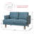 Miller 54" Upholstered Loveseat-74252386