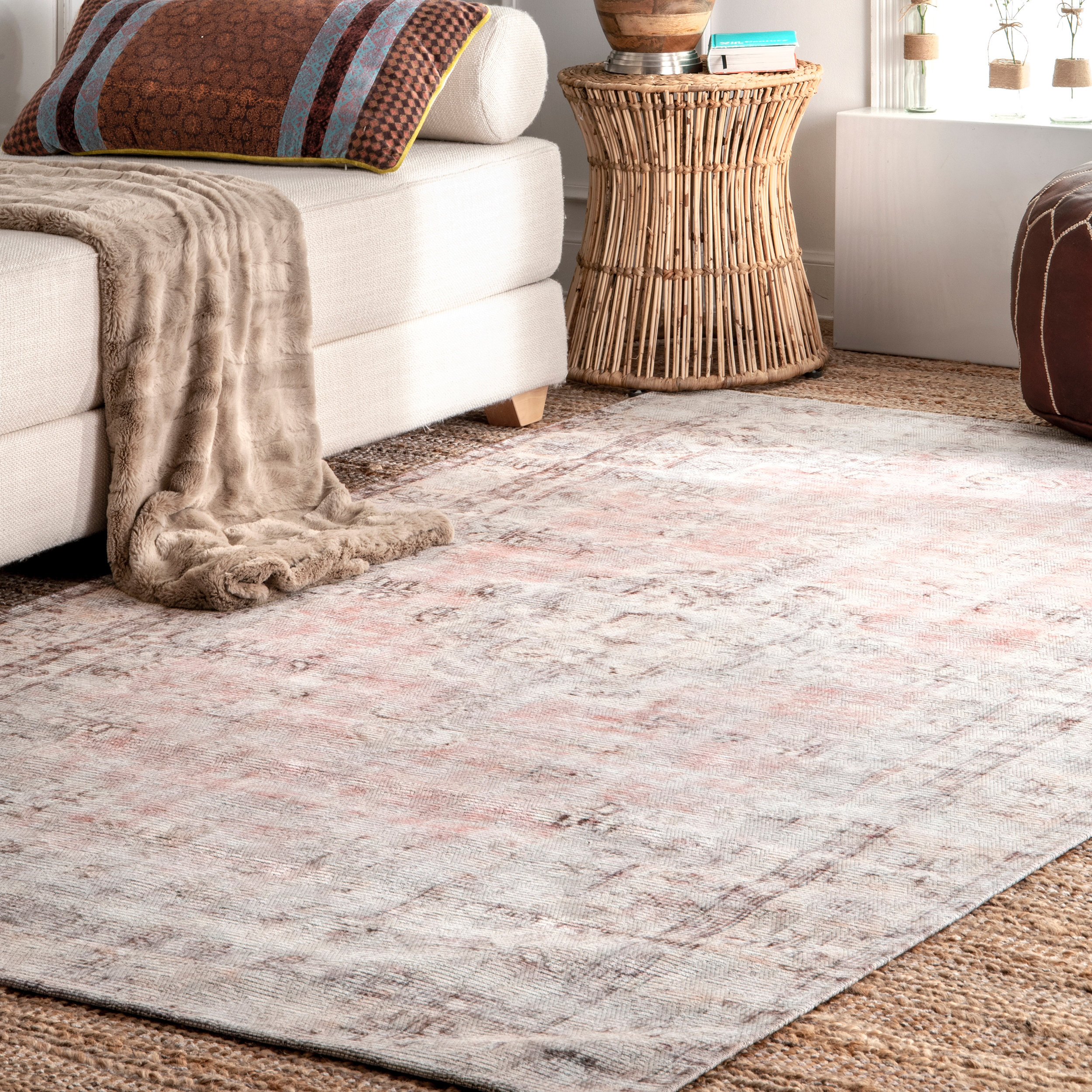 One Allium Way® Beige Area Rug | Wayfair