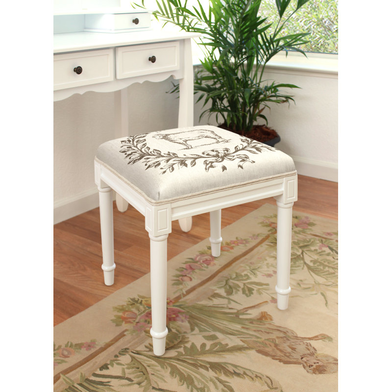 Vannoy Solid Wood Accent Stool