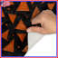Tapis de bain orange à triangles noirs-1482640038