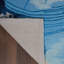 Tapis bleu / ivoire touffeté à la main Lavonne Abstarct-2111856109