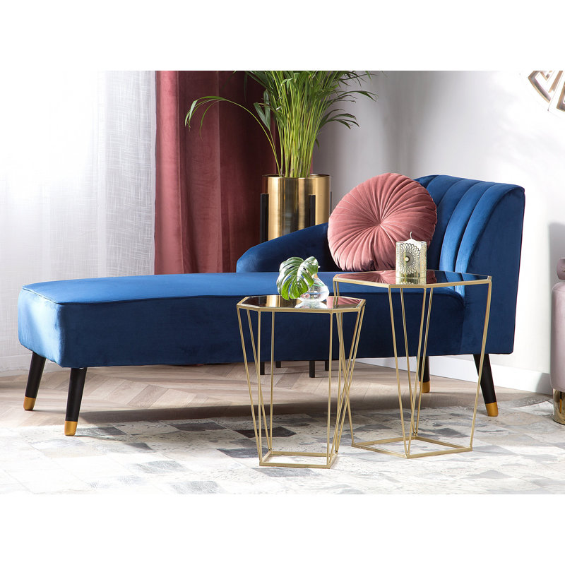 Darley Dale Glass Top Frame Nesting Tables