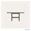 Table de conversation ronde POLYWOOD 37 po-9552079