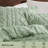 Bedsure Tufted Boho Twin Comforter Set – 2-Piece Sage Green Shabby Bedding，Farmhouse Jacquard Bed Set with Embroidery, All-Season Softness for Cozy Bedrooms & Boho-Chic Gifts-105490888-105490879