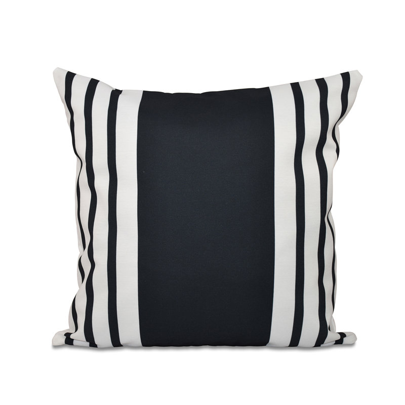 Coussin Big and Bold, Noir, H 26 po x l 26 po x P 7 po