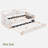 Upholstered Daybed With Trundle, Charging Station And Button Tufted Design-168101967