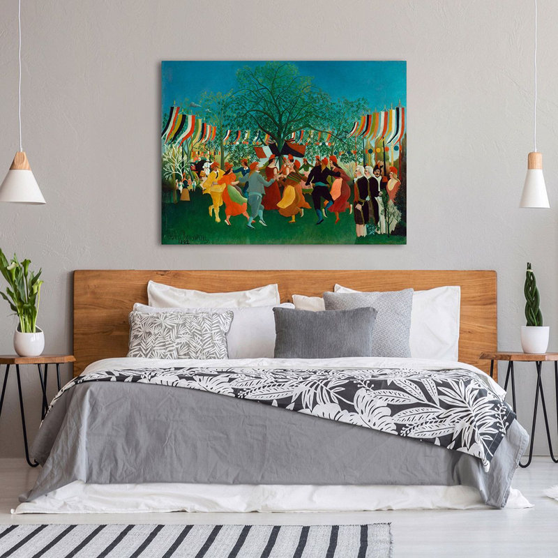 A Centennial of Independence by Henri Rousseau - Wrapped Canvas Painting, 70cm H x 100cm W x 4cm D