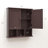 Minimalist style bathroom wall cabinet with 2 doors and adjustable shelves-71780611