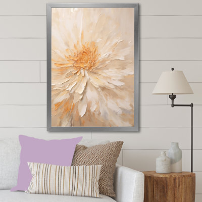 Beige Marigold Dreams I - impressions d'art mural souci