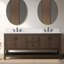 Chazden Landon 72" Herringbone Design Double Bathroom Vanity with Quartz Top