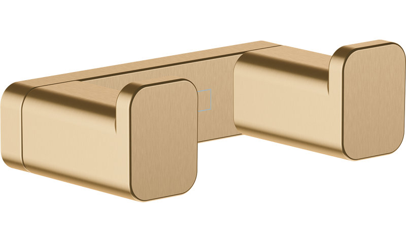 Hansgrohe AddStoris Double Hook, Brushed Bronze