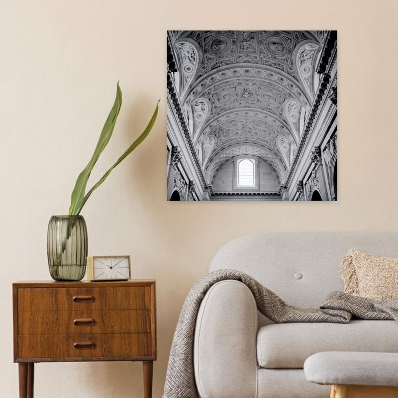 Paris 2 Contemporary Architecture Art, 24" H x 24" W