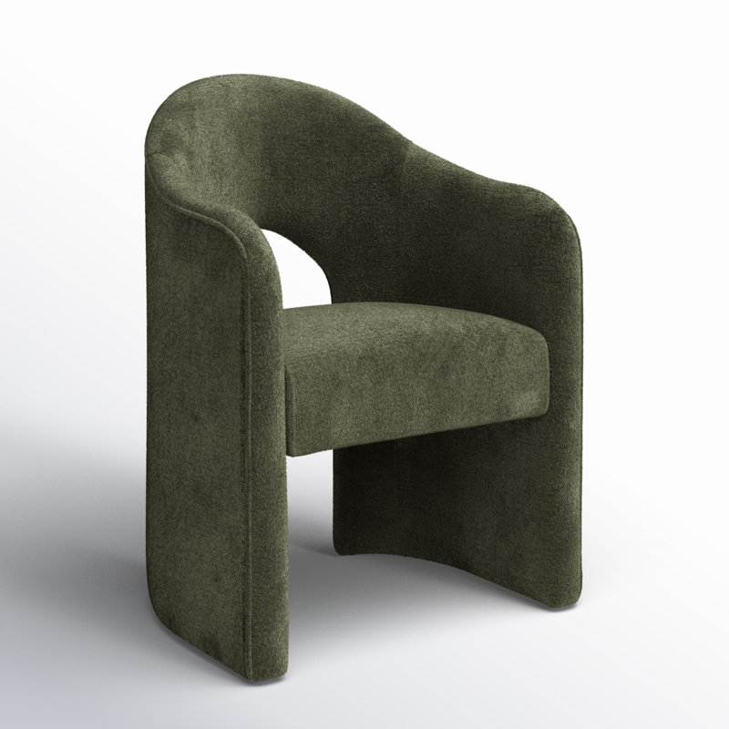 Anaya Upholstered Arm Chair, Bergen Olive