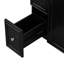 Meuble-lavabo noir - Lavabo en céramique et solution compacte avec rangement de 24 pouces-479579269