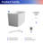 47" Freestanding Soaking Solid Surface Bathtub-108800191