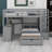 Bunk Bed With Desk, Drawers And Shelves-2078179806
