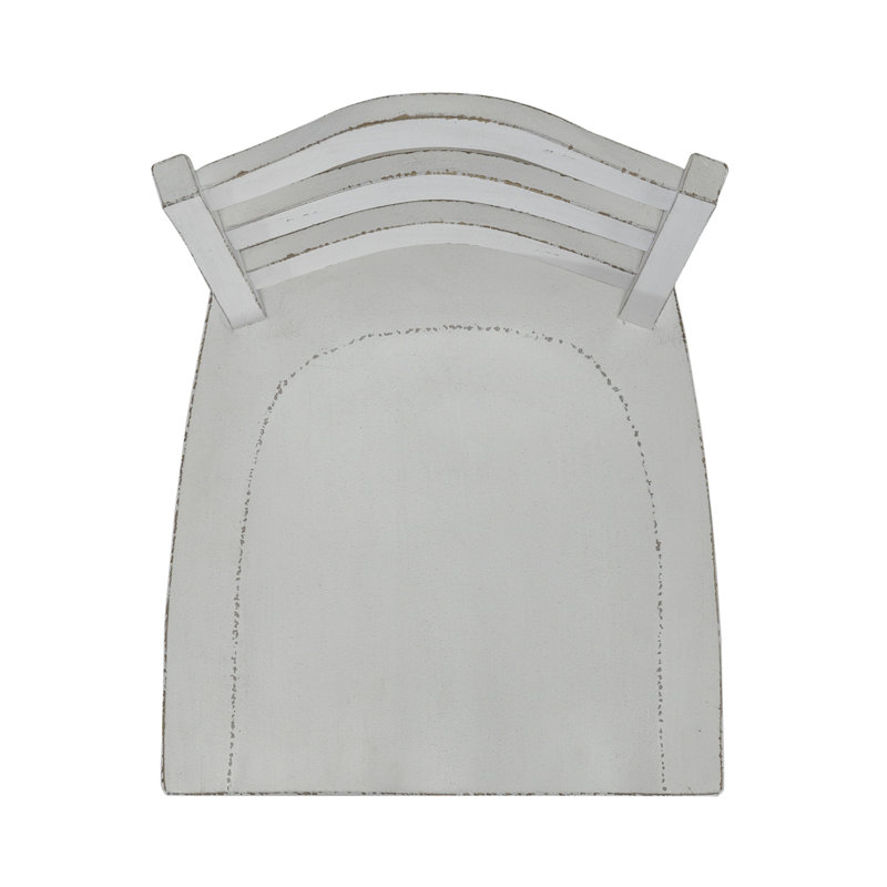 Colne Ladder Back Swivel Counter Height Chair (Set of 2), Counter Stool (25" Seat Height)