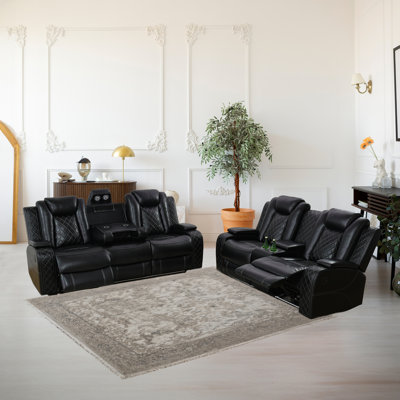 Lucenia Vegan Leather Recliner by Hokku Designs